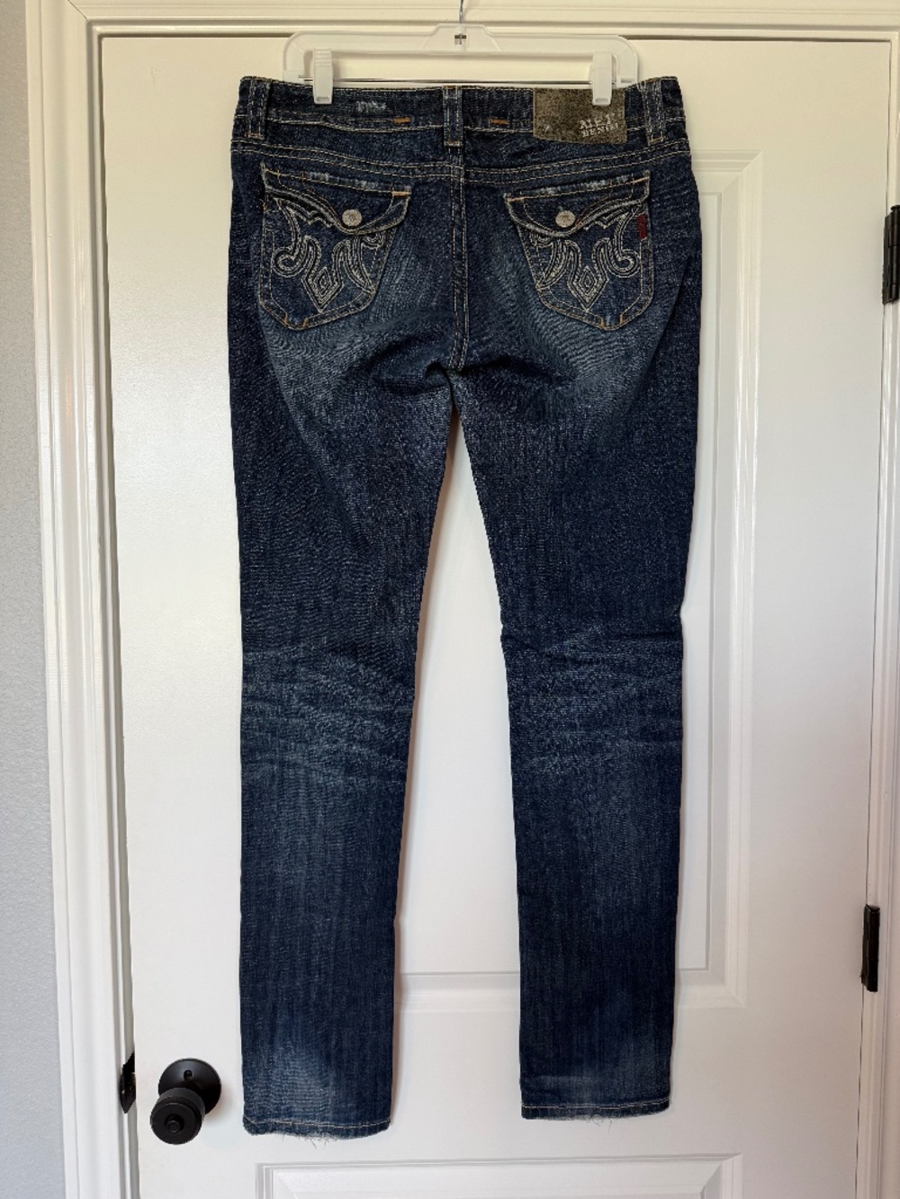 MEK Denim Los Angeles Boot Cut Jeans Men's 32x34 Style 51077 Dark Blue